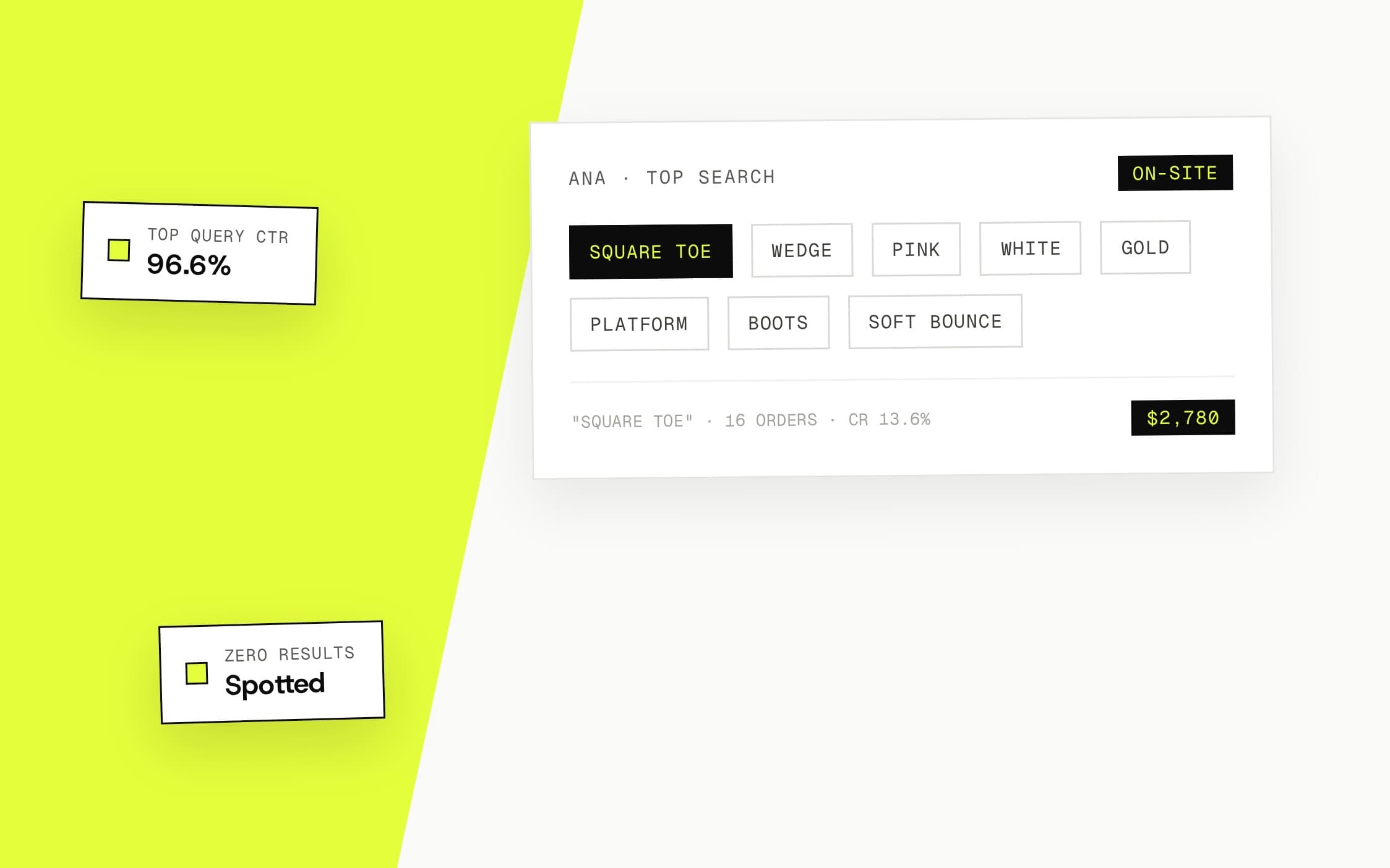 Analytics & Smart Reports — Top Search Terms