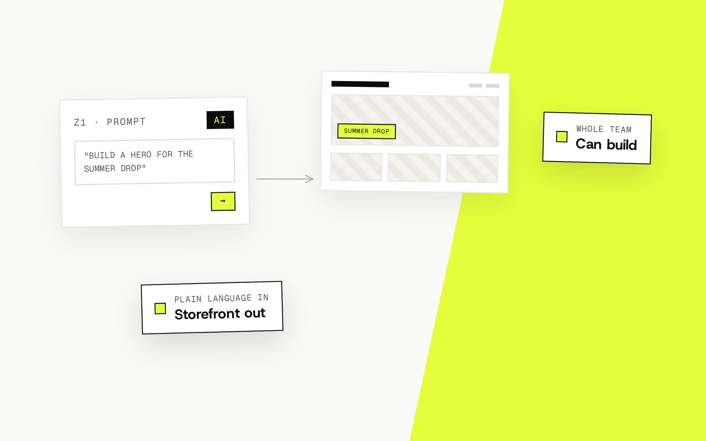 AI Storefront Builder — Storefront Builder with AI Mode