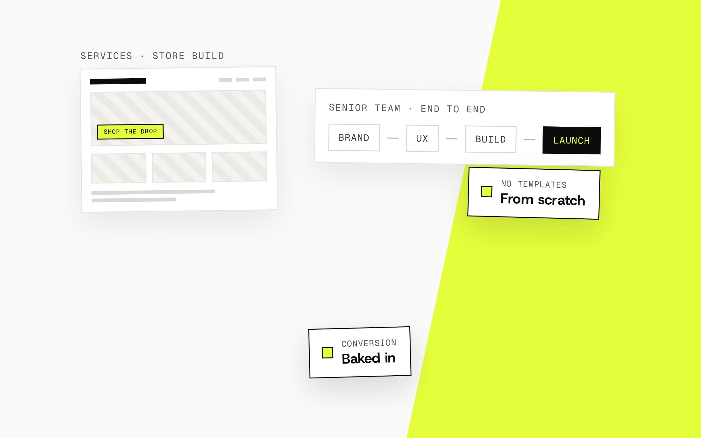 Custom storefront design & build