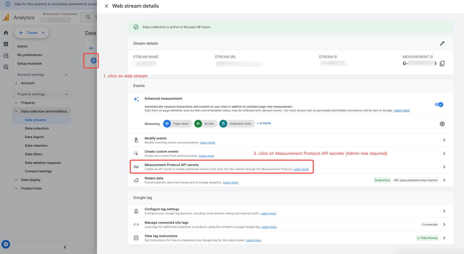 找到 Measurement Protocol API（测量协议 API）